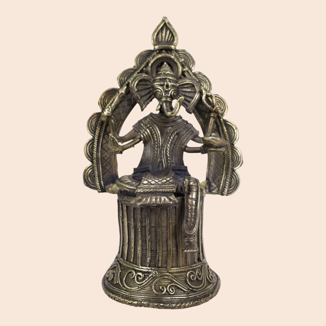 Dokra Ganesh ji - Handcrafted Indian Art (View 2) | Art Angan
