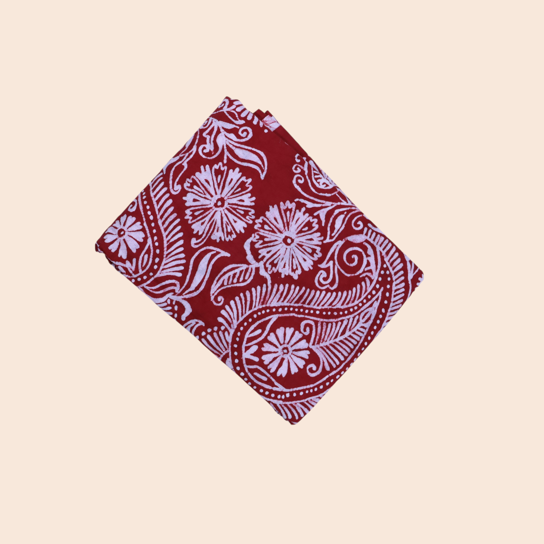 Mrinalika Charm Pure Hand Batik Cotton Saree - Authentic Handcrafted Saree | Art Angan