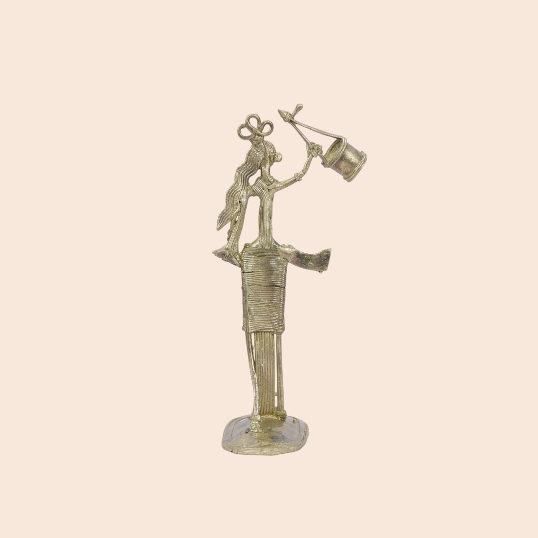 Dokra Baul showpiece - Handcrafted Indian Art (View 4) | Art Angan