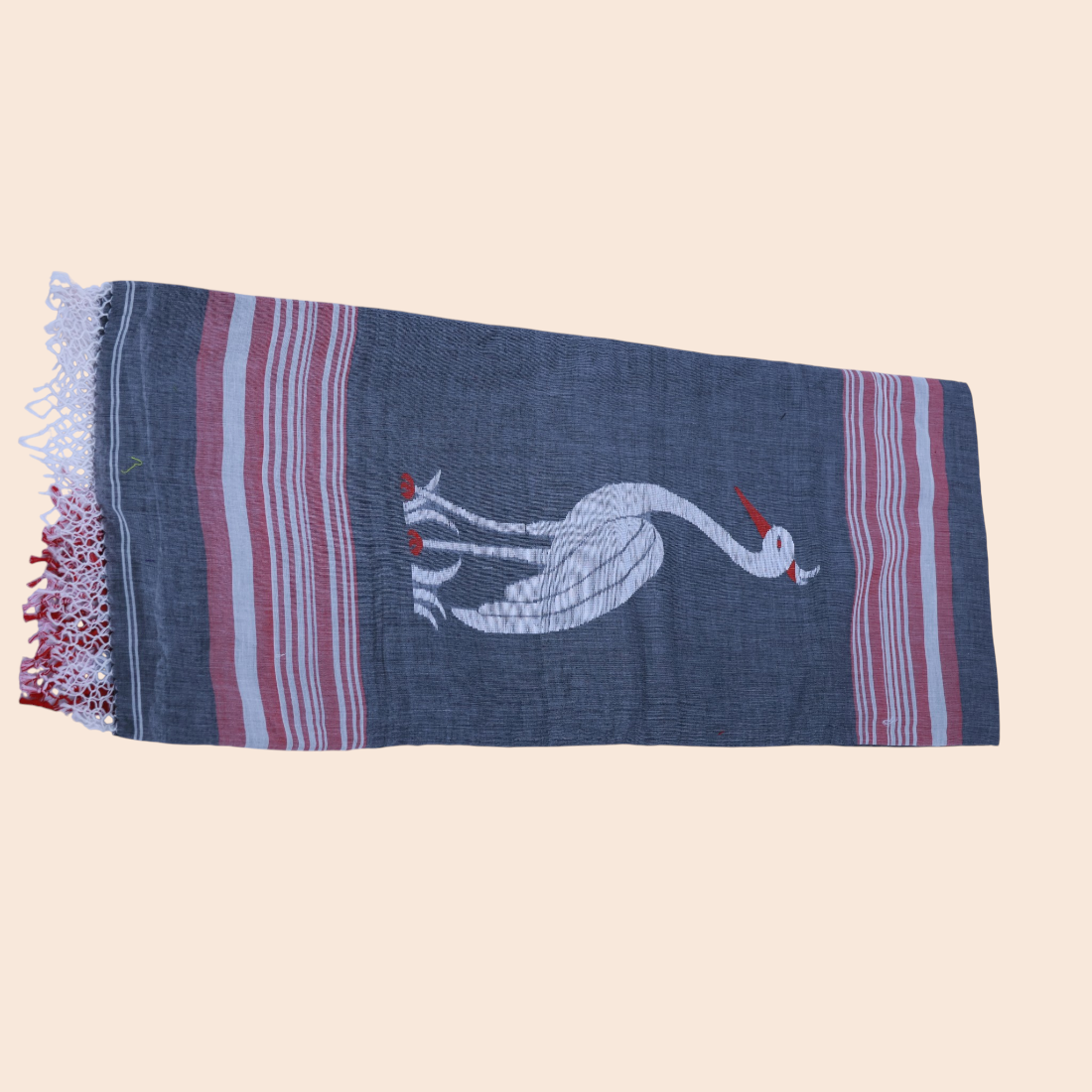 Mrittika Grace Khadi Cotton Saree - Authentic Handcrafted Saree | Art Angan