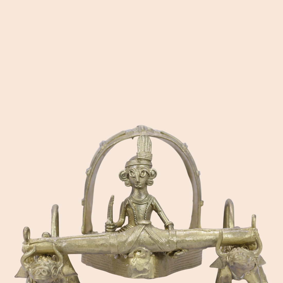 Dokra Bullock cart showpiece - Handcrafted Indian Art (View 5) | Art Angan