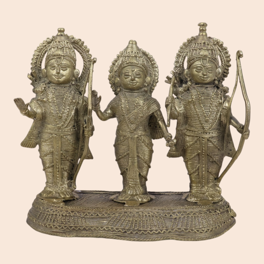 Dokra Ram ji Set - Handcrafted Indian Art (View 2) | Art Angan