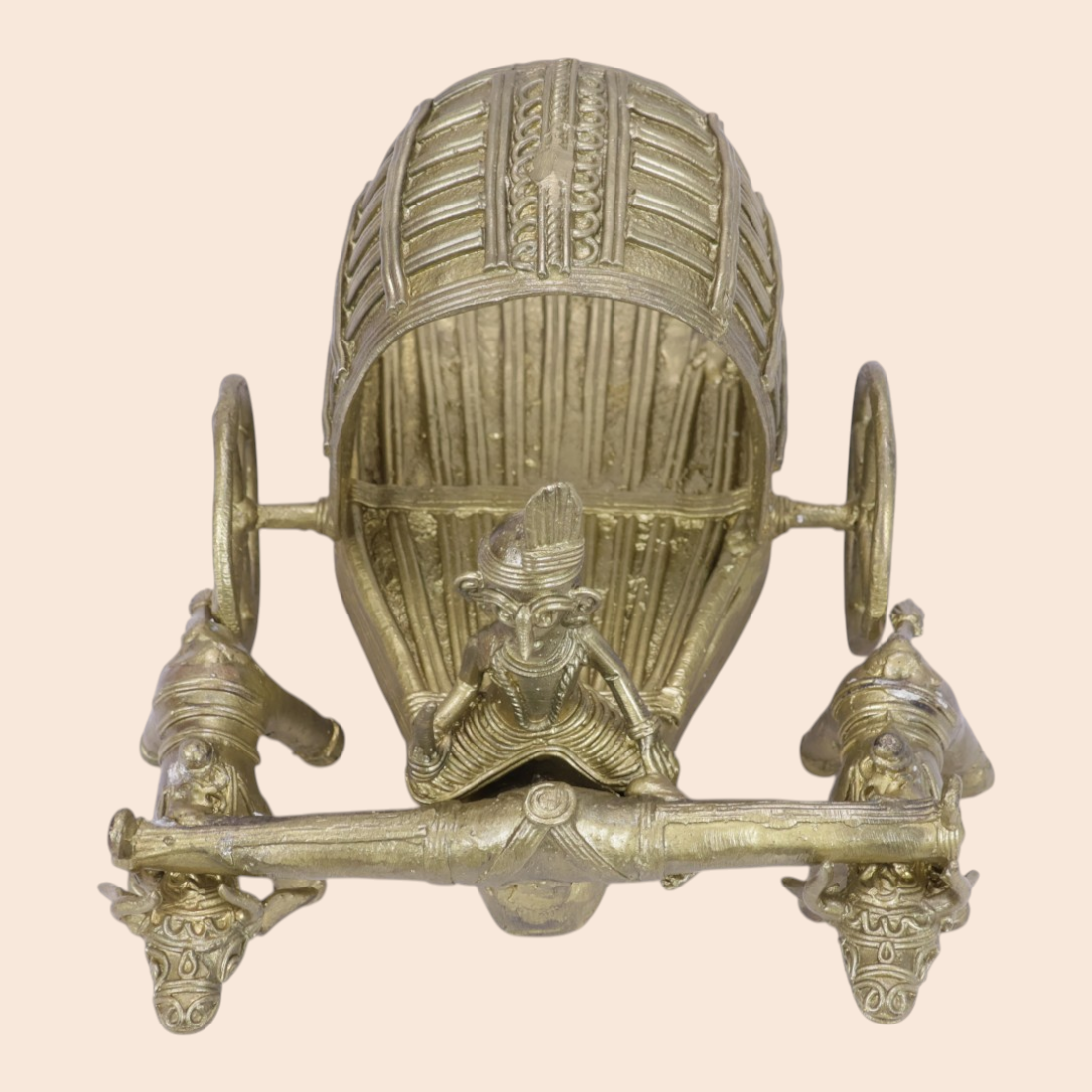Dokra Bullock cart showpiece - Handcrafted Indian Art (View 6) | Art Angan
