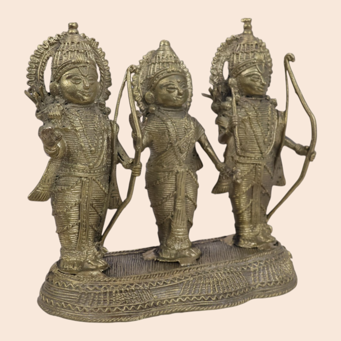 Dokra Ram ji Set - Handcrafted Indian Art (View 3) | Art Angan