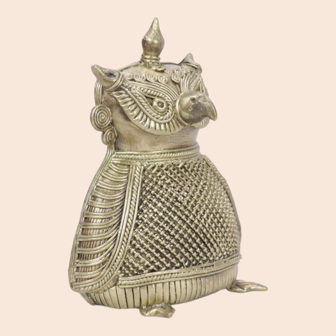 Owl Showpiece - Handcrafted Indian Art (View 3) | Art Angan